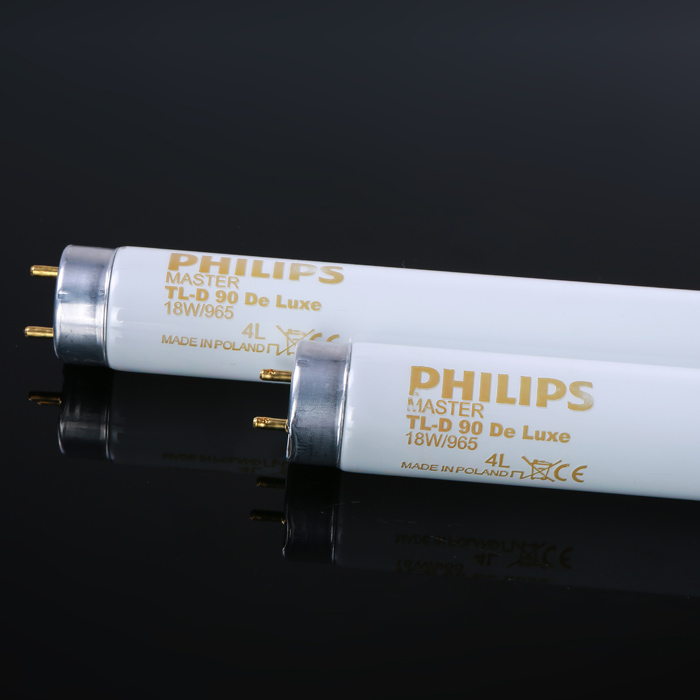 PHILIPS 标准光源D65灯管MASTER TL-D 90 De Luxe 18W/965 SSLV/10